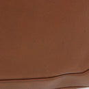 CHANEL Shoulder Bag Caviar Skin Brown Gold CC Auth 203890-6