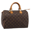 LOUIS VUITTON Monogram Speedy 30 Hand Bag M41526 LV Auth 203902A-1