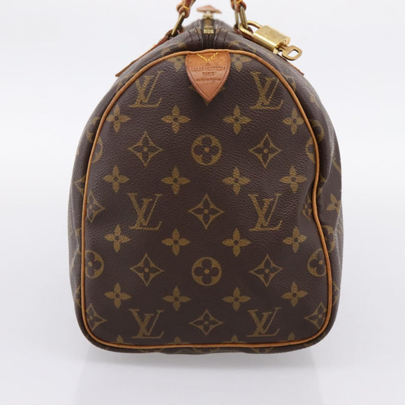 LOUIS VUITTON Monogram Speedy 30 Hand Bag M41526 LV Auth 203902A