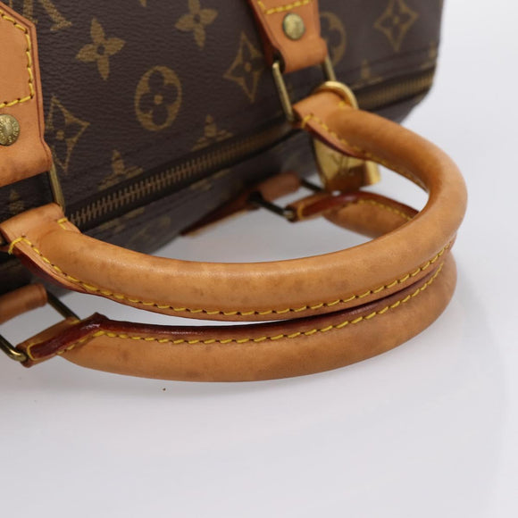 LOUIS VUITTON Monogram Speedy 30 Hand Bag M41526 LV Auth 203902A