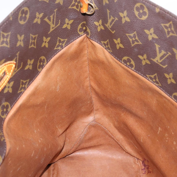 LOUIS VUITTON Monogram Sac Shopping GM Tote Bag M51110 LV Auth 203903