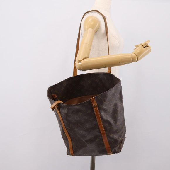 LOUIS VUITTON Monogram Sac Shopping GM Tote Bag M51110 LV Auth 203903