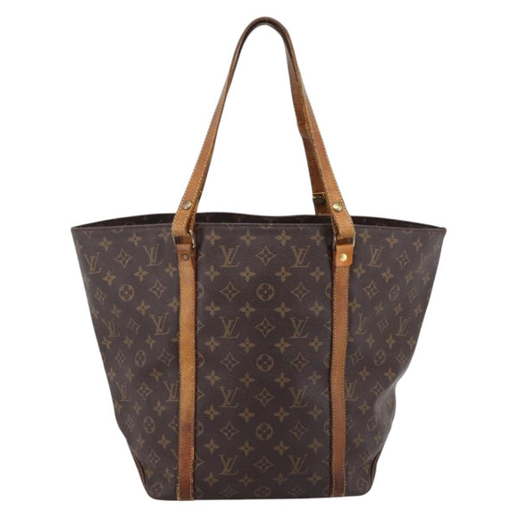 LOUIS VUITTON Monogram Sac Shopping GM Tote Bag M51110 LV Auth 203904