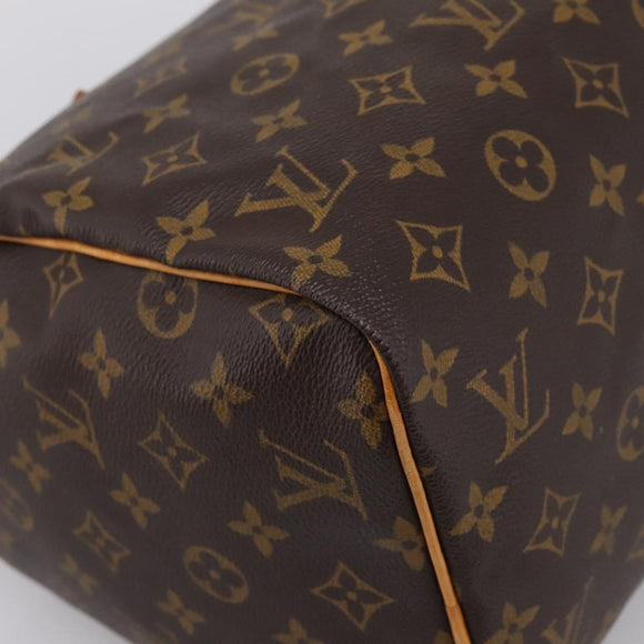 LOUIS VUITTON Monogram Speedy 30 Hand Bag M41526 LV Auth 203906SAV