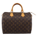 LOUIS VUITTON Monogram Speedy 30 Hand Bag M41526 LV Auth 203906SAV-13