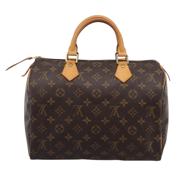 LOUIS VUITTON Monogram Speedy 30 Hand Bag M41526 LV Auth 203906SAV