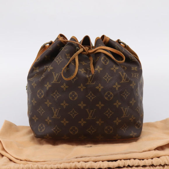 LOUIS VUITTON Monogram Petit Noe Shoulder Bag M42226 LV Auth 203907V