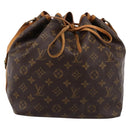 LOUIS VUITTON Monogram Petit Noe Shoulder Bag M42226 LV Auth 203907V-13