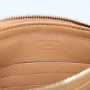 LOUIS VUITTON Mahina Selene PM Pouch Leather Caramel LV Auth 203909V-10