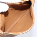 LOUIS VUITTON Mahina Selene PM Pouch Leather Caramel LV Auth 203909V-11