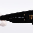 CHANEL Matelasse Sunglasses plastic Black CC Auth 203910-12