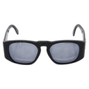 CHANEL Matelasse Sunglasses plastic Black CC Auth 203910-2