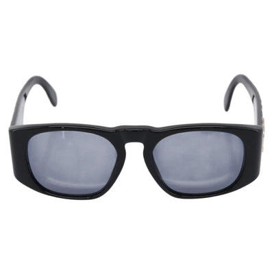 CHANEL Matelasse Sunglasses plastic Black CC Auth 203910 - 0