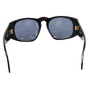 CHANEL Matelasse Sunglasses plastic Black CC Auth 203910-3