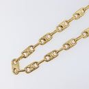 CELINE Chain Necklace metal Gold Auth 203911M-10
