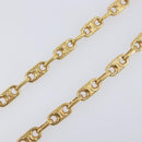 CELINE Chain Necklace metal Gold Auth 203911M-12