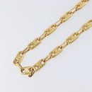 CELINE Chain Necklace metal Gold Auth 203911M-3