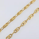 CELINE Chain Necklace metal Gold Auth 203911M-5