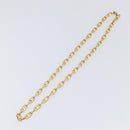 CELINE Chain Necklace metal Gold Auth 203911M-9