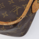 LOUIS VUITTON Monogram Gibeciere MM Shoulder Bag M42247 LV Auth 203922-21