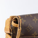 LOUIS VUITTON Monogram Gibeciere MM Shoulder Bag M42247 LV Auth 203922-10