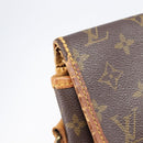 LOUIS VUITTON Monogram Gibeciere MM Shoulder Bag M42247 LV Auth 203922-23