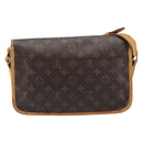 LOUIS VUITTON Monogram Gibeciere MM Shoulder Bag M42247 LV Auth 203922-2