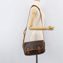 LOUIS VUITTON Monogram Gibeciere MM Shoulder Bag M42247 LV Auth 203922-32