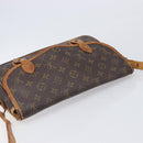 LOUIS VUITTON Monogram Gibeciere MM Shoulder Bag M42247 LV Auth 203922-6