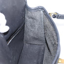 Coach Hand Bag Leather 2way Black Gold Auth 203933-20