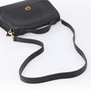Coach Hand Bag Leather 2way Black Gold Auth 203933-9