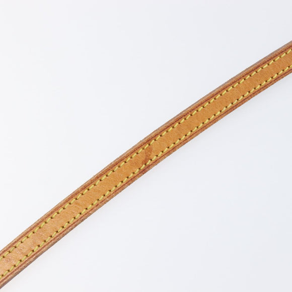 LOUIS VUITTON Nume leather Shoulder Strap Leather 48"" Beige LV Auth 204022V