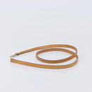 LOUIS VUITTON Nume leather Shoulder Strap Leather 48"" Beige LV Auth 204022V-4