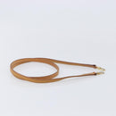 LOUIS VUITTON Nume leather Shoulder Strap Leather 48"" Beige LV Auth 204022V-5