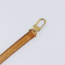 LOUIS VUITTON Nume leather Shoulder Strap Leather 48"" Beige LV Auth 204022V-6