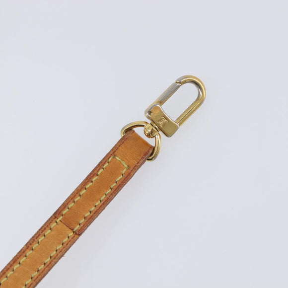 LOUIS VUITTON Nume leather Shoulder Strap Leather 48"" Beige LV Auth 204022V