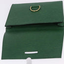 LOUIS VUITTON Epi Jena Clutch Bag Green M52724 LV Auth 204030-19