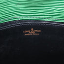 LOUIS VUITTON Epi Jena Clutch Bag Green M52724 LV Auth 204030-20