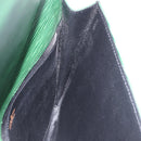 LOUIS VUITTON Epi Jena Clutch Bag Green M52724 LV Auth 204030-21