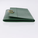 LOUIS VUITTON Epi Jena Clutch Bag Green M52724 LV Auth 204030-4