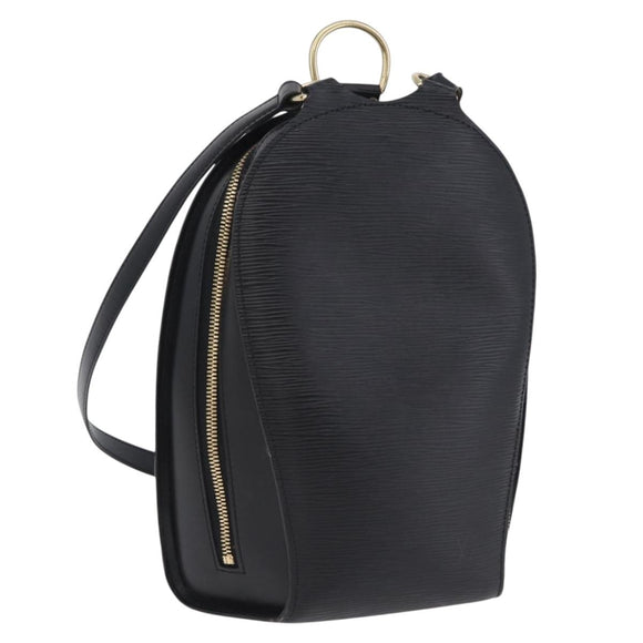 LOUIS VUITTON Epi Mabillon Backpack Black M52232 LV Auth 204031A