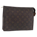 LOUIS VUITTON Monogram Poche Toilette 26 Pouch M47542 LV Auth 204032-1