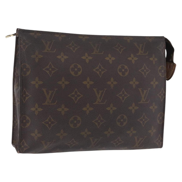 LOUIS VUITTON Monogram Poche Toilette 26 Pouch M47542 LV Auth 204032