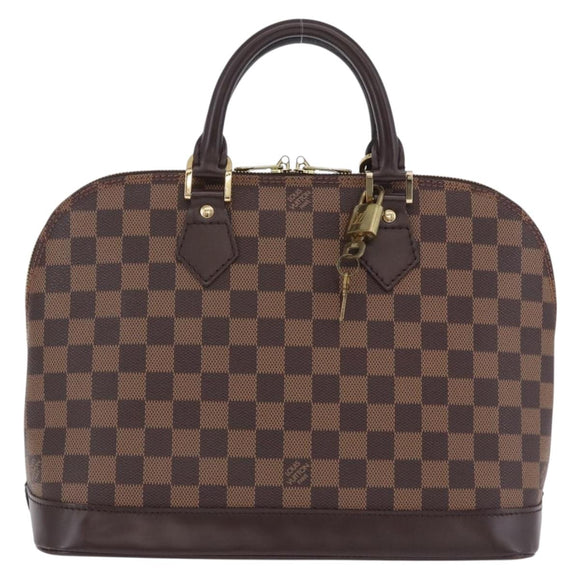 LOUIS VUITTON Damier Ebene Alma PM Hand Bag N53151 LV Auth 204034V
