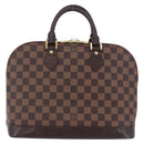 LOUIS VUITTON Damier Ebene Alma PM Hand Bag N53151 LV Auth 204034V-2