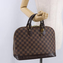 LOUIS VUITTON Damier Ebene Alma PM Hand Bag N53151 LV Auth 204034V-33