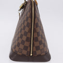 LOUIS VUITTON Damier Ebene Alma PM Hand Bag N53151 LV Auth 204034V-3