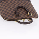 LOUIS VUITTON Damier Ebene Alma PM Hand Bag N53151 LV Auth 204034V-14