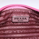 PRADA Hand Bag Nylon Pink Silver Auth 204035V-24