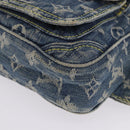 LOUIS VUITTON Monogram Denim Bum Bag Body Bag Blue M95347 LV Auth 204036A-18